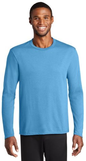 Port & Company Adult Unisex 4.5-oz 65/35 Poly/Cotton Long Sleeve Performance Blend T-Shirt